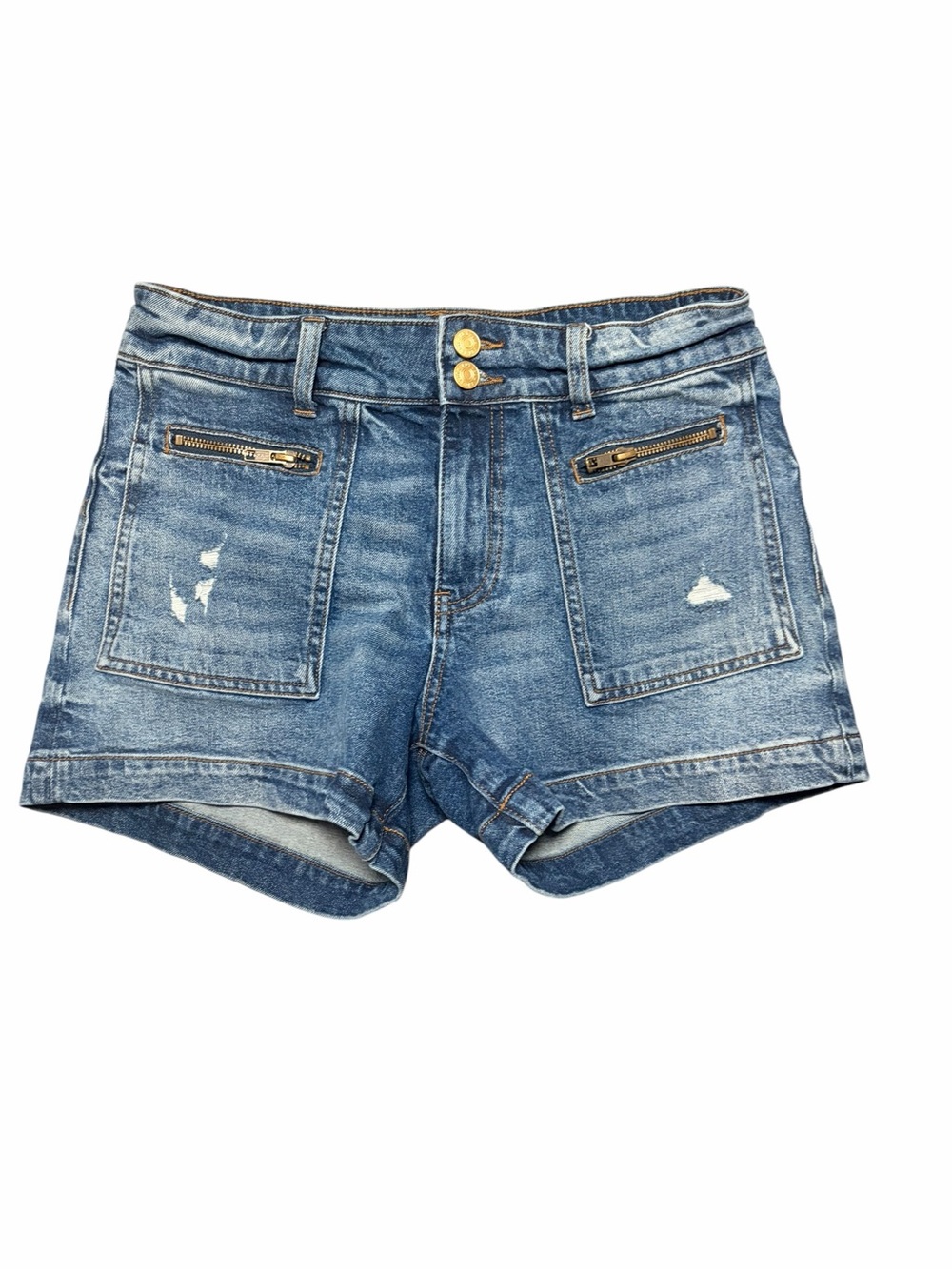 Kut from the Kloth Jane High Rise Short Medium Wash Size 2